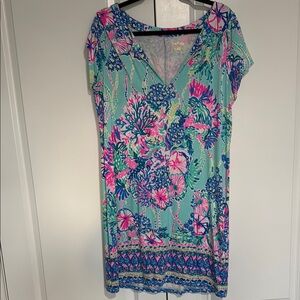 Lilly Pulitzer Multicolor Tropical Dress